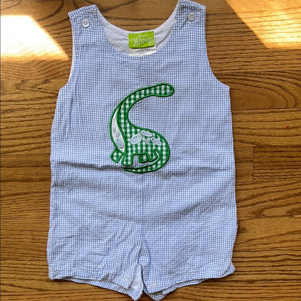 Blue and Green Dinosaur Baby Jon Jon 18m